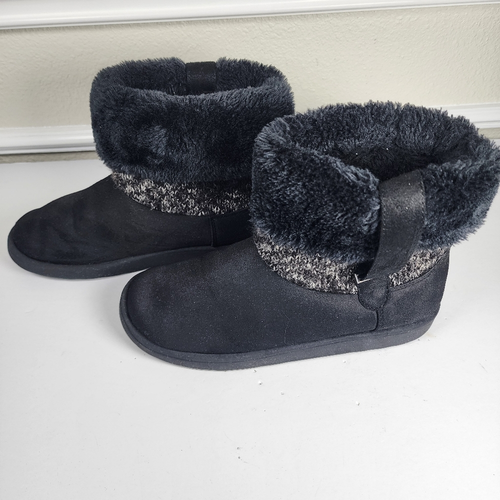 Lifestride Women Frozen Black Calf High Snow Boot Size 8 - Picture 4 of 9